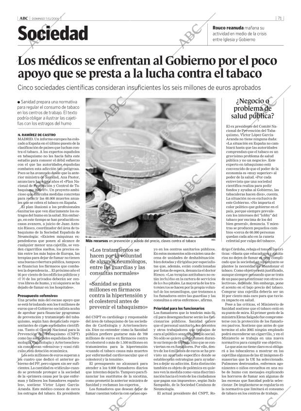 ABC MADRID 07-11-2004 página 71