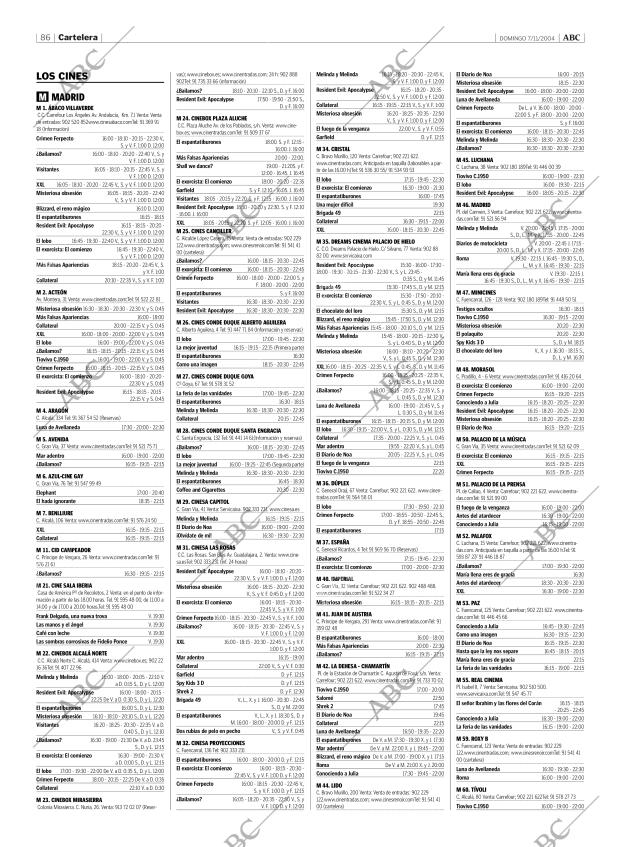 ABC MADRID 07-11-2004 página 86