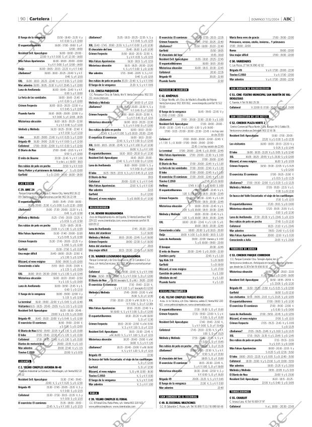 ABC MADRID 07-11-2004 página 90