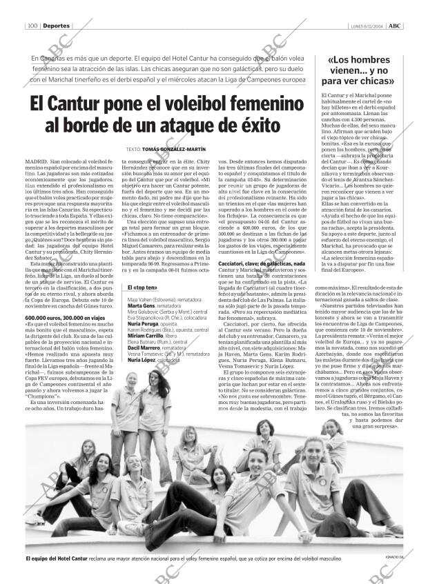 ABC MADRID 08-11-2004 página 100