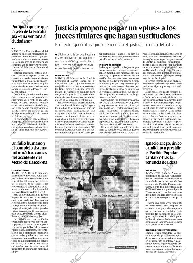 ABC MADRID 09-11-2004 página 22