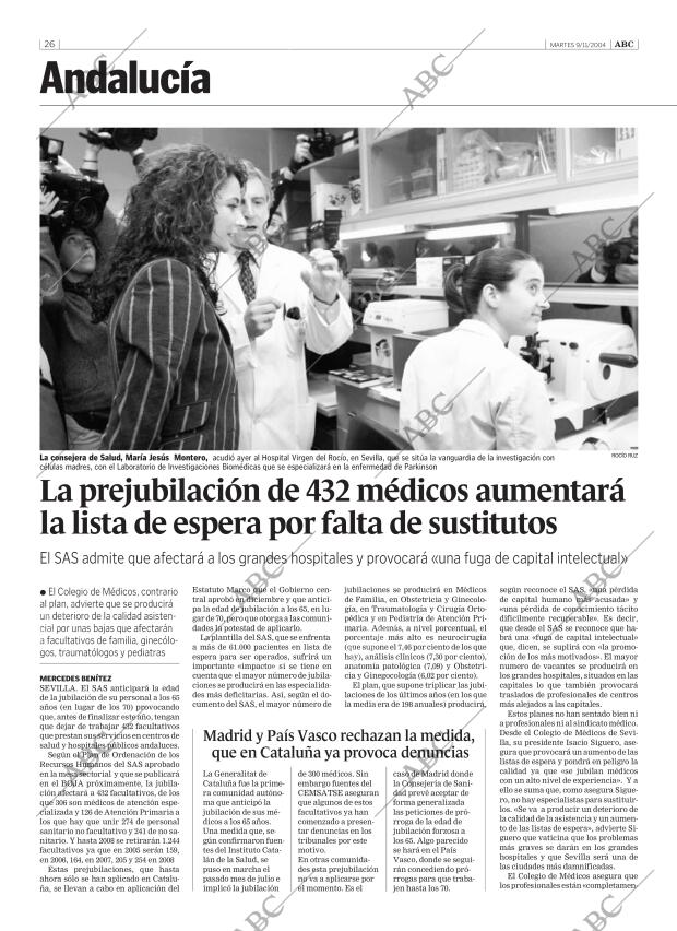 ABC SEVILLA 09-11-2004 página 26