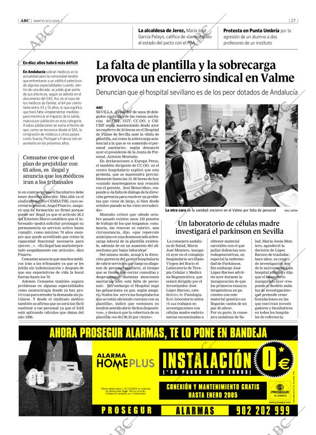 ABC SEVILLA 09-11-2004 página 27