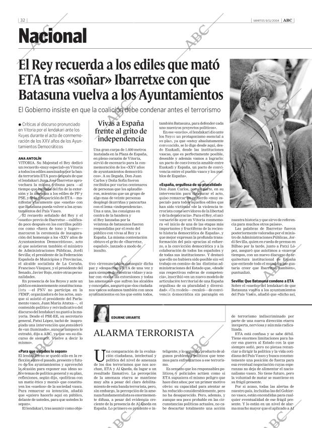 ABC SEVILLA 09-11-2004 página 32