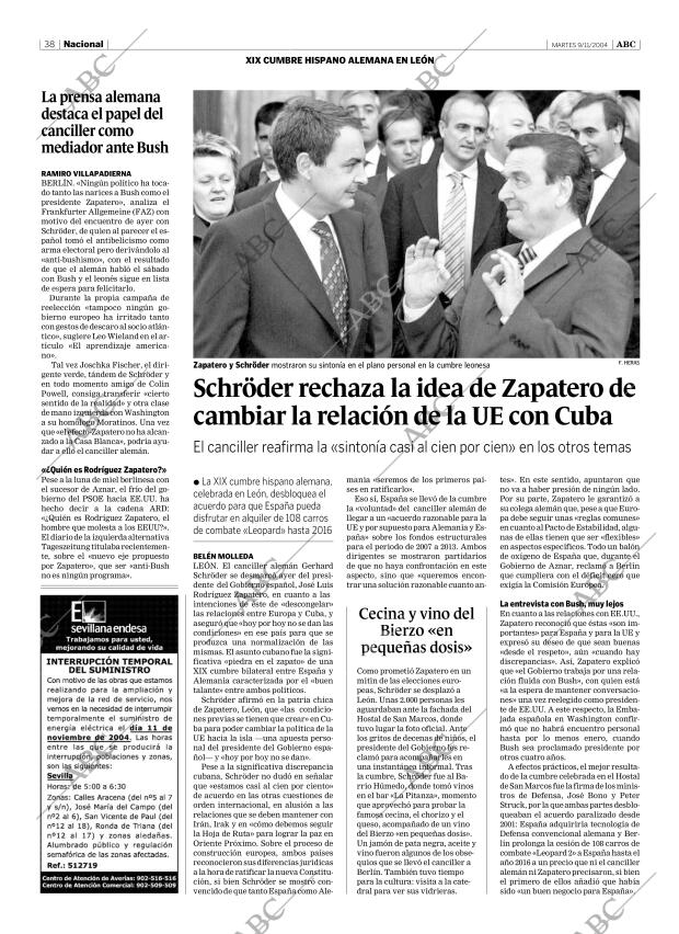 ABC SEVILLA 09-11-2004 página 38
