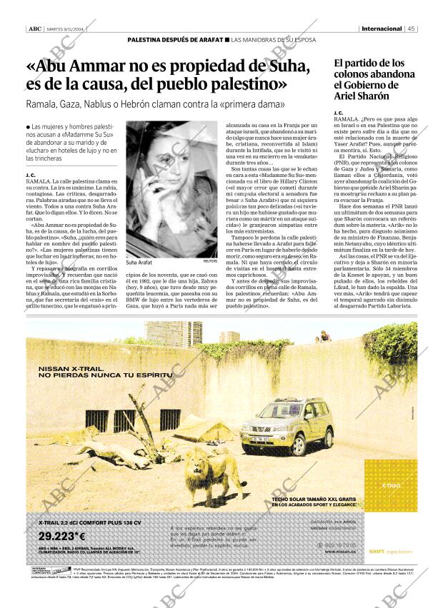 ABC SEVILLA 09-11-2004 página 45