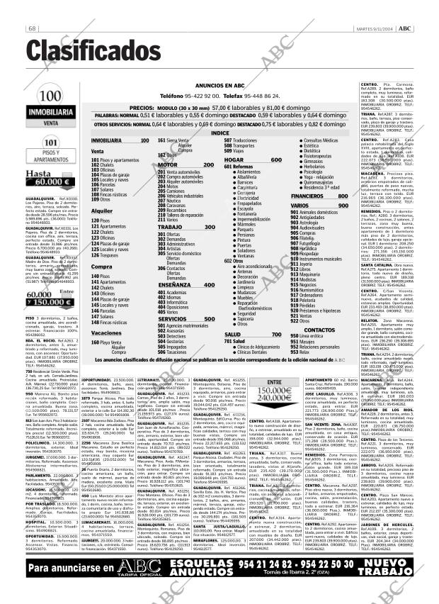 ABC SEVILLA 09-11-2004 página 68
