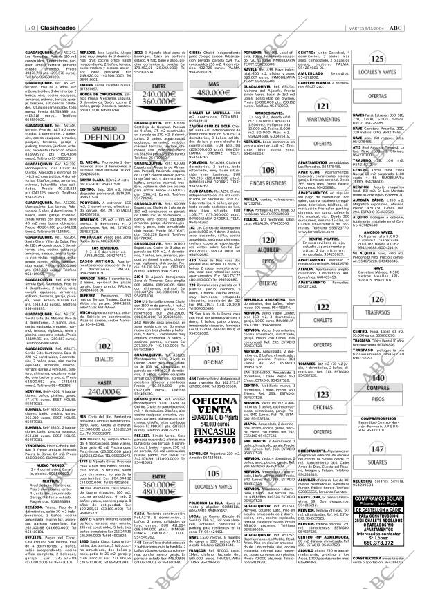 ABC SEVILLA 09-11-2004 página 70