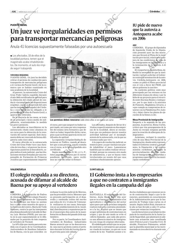ABC CORDOBA 10-11-2004 página 45