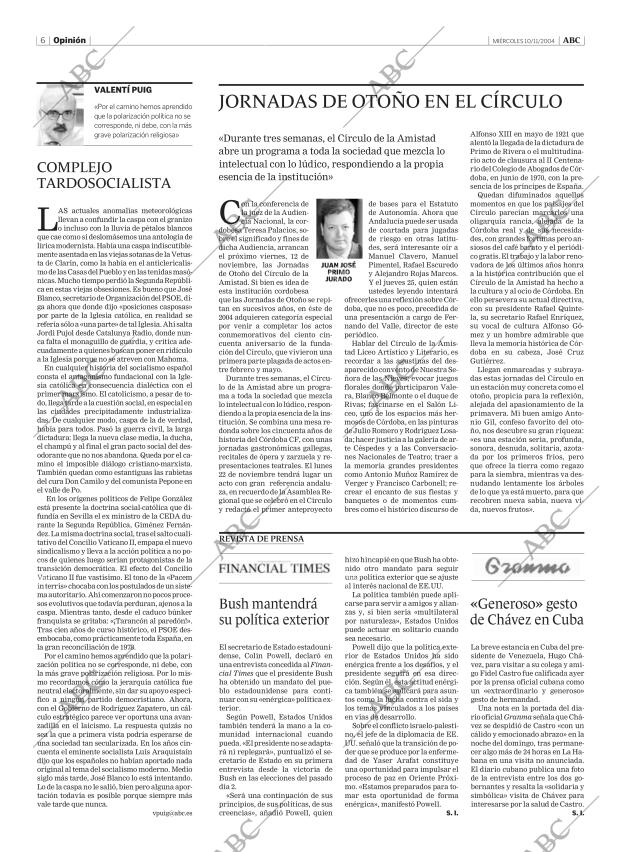 ABC CORDOBA 10-11-2004 página 6