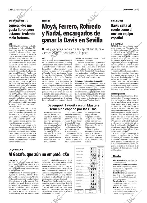 ABC CORDOBA 10-11-2004 página 89