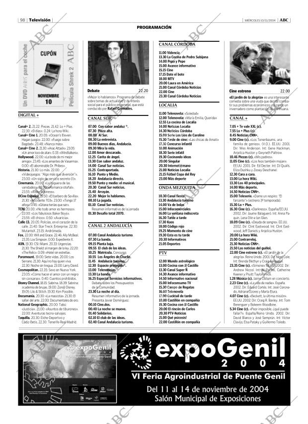 ABC CORDOBA 10-11-2004 página 98