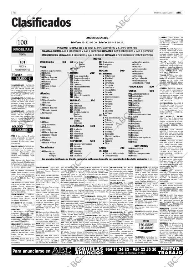 ABC SEVILLA 10-11-2004 página 76