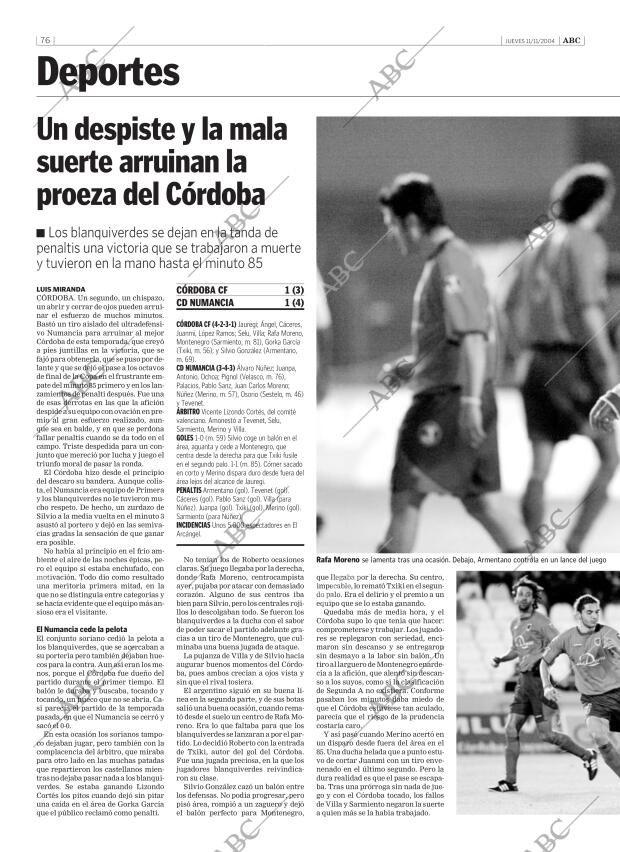 ABC CORDOBA 11-11-2004 página 76
