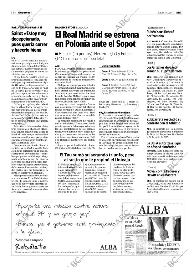 ABC CORDOBA 11-11-2004 página 84