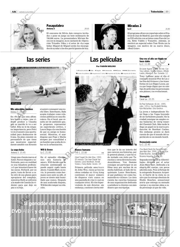 ABC CORDOBA 11-11-2004 página 89