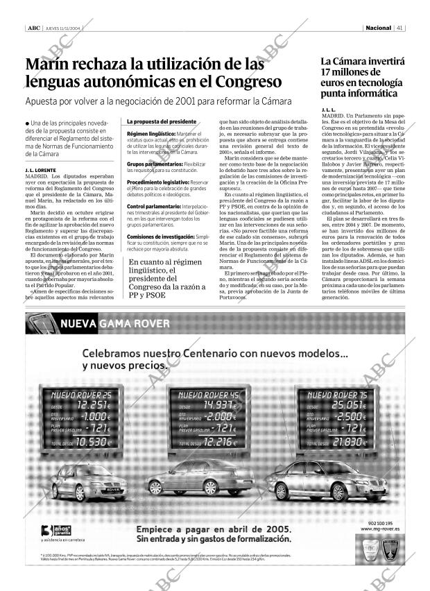 ABC SEVILLA 11-11-2004 página 41