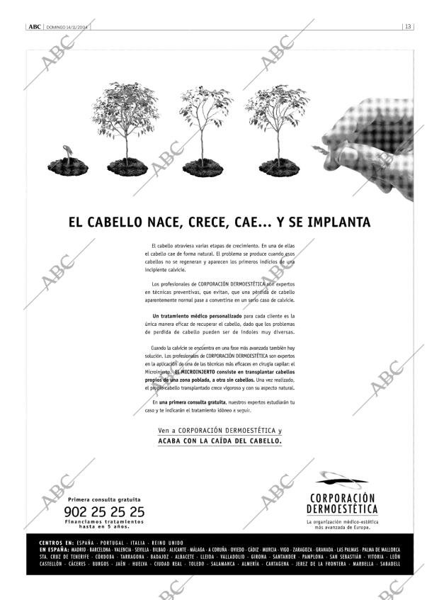 ABC MADRID 14-11-2004 página 13