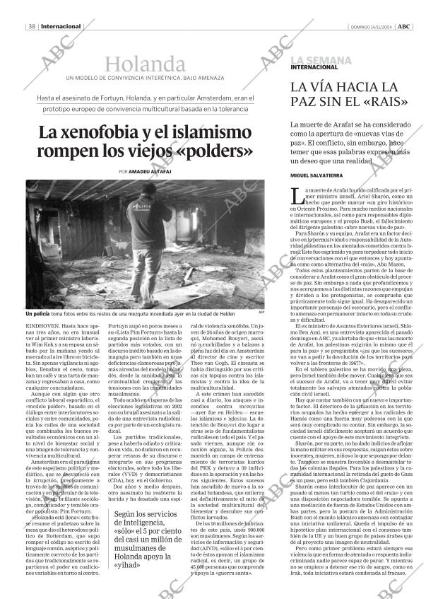 ABC MADRID 14-11-2004 página 38