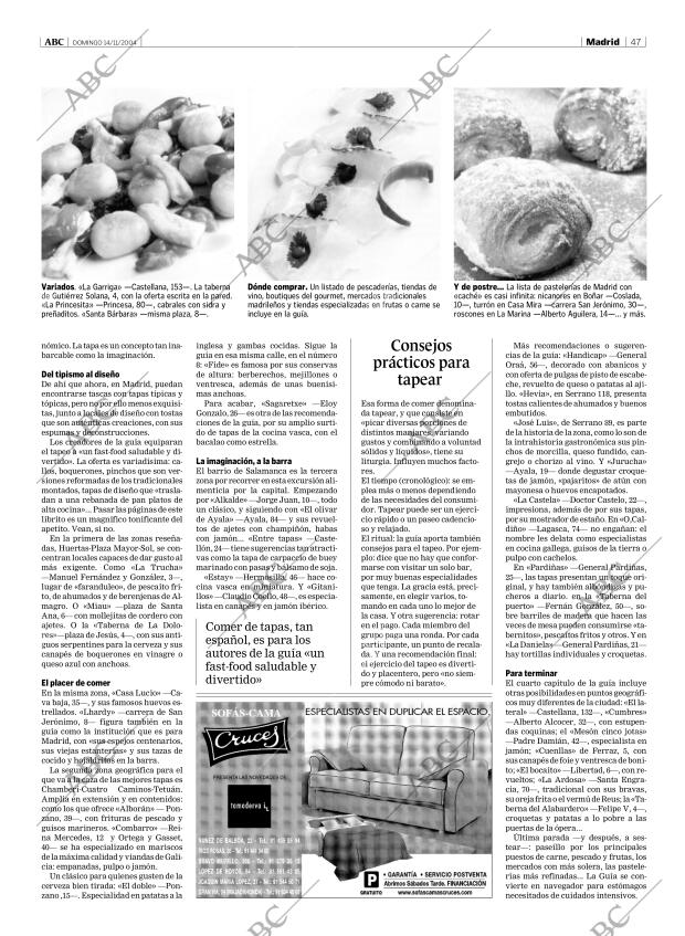ABC MADRID 14-11-2004 página 47