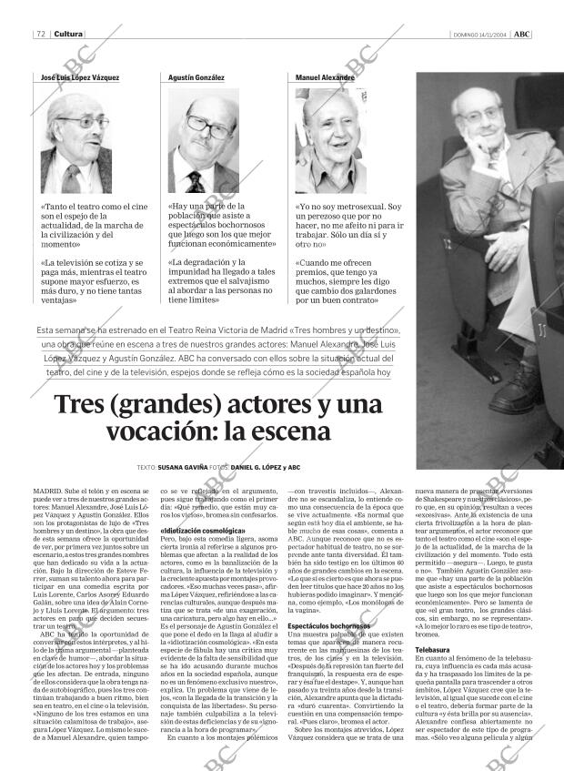 ABC MADRID 14-11-2004 página 72