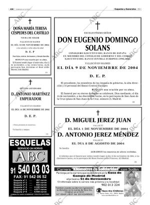 ABC MADRID 14-11-2004 página 89