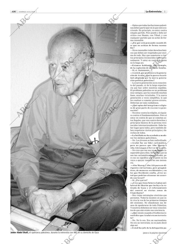 ABC SEVILLA 14-11-2004 página 11