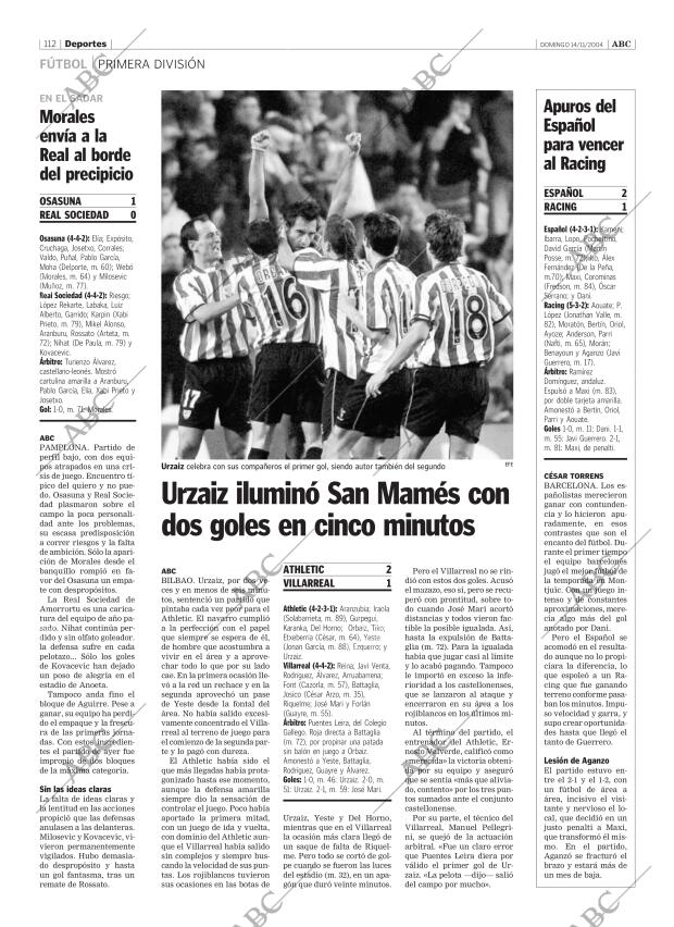 ABC SEVILLA 14-11-2004 página 112