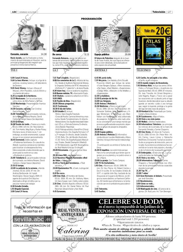ABC SEVILLA 14-11-2004 página 127