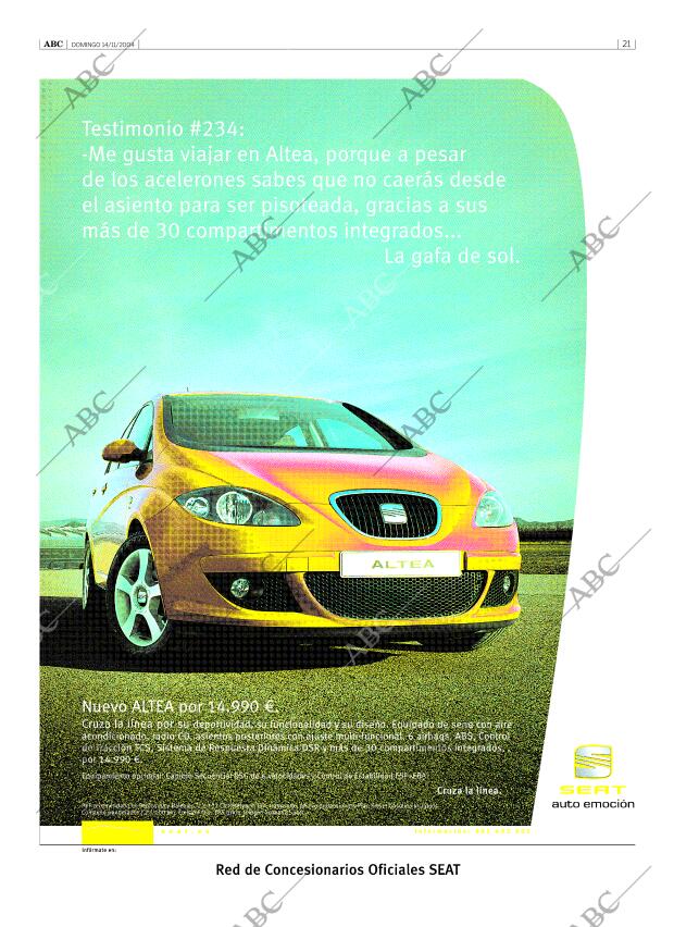 ABC SEVILLA 14-11-2004 página 21