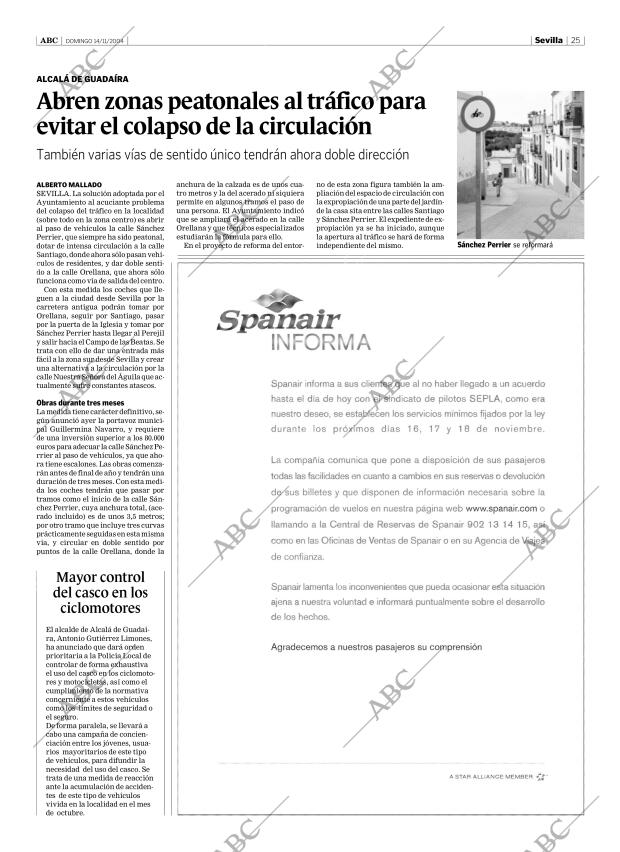 ABC SEVILLA 14-11-2004 página 25