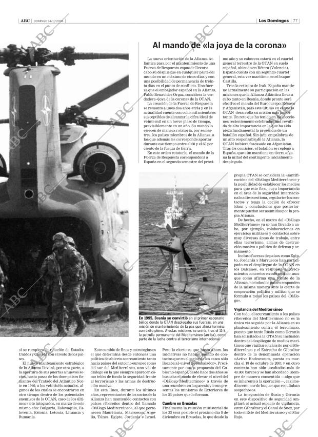 ABC SEVILLA 14-11-2004 página 77