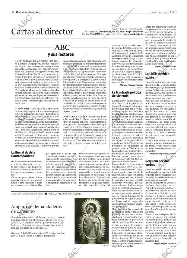 ABC SEVILLA 14-11-2004 página 8