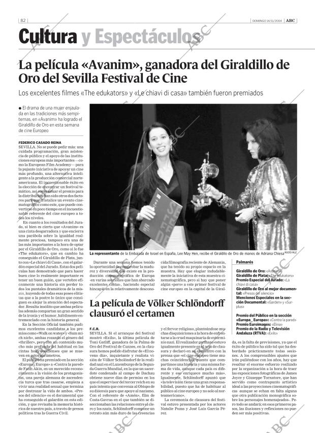 ABC SEVILLA 14-11-2004 página 82