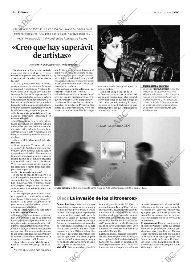ABC SEVILLA 14-11-2004 página 84