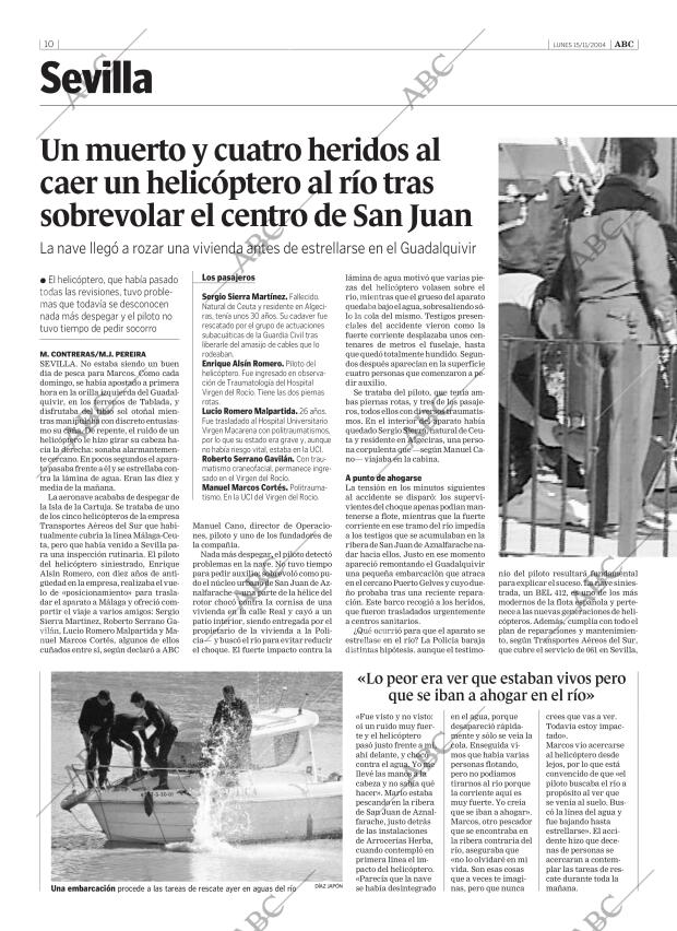 ABC SEVILLA 15-11-2004 página 10
