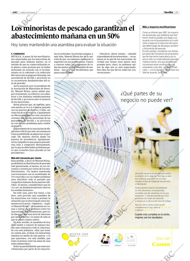 ABC SEVILLA 15-11-2004 página 15