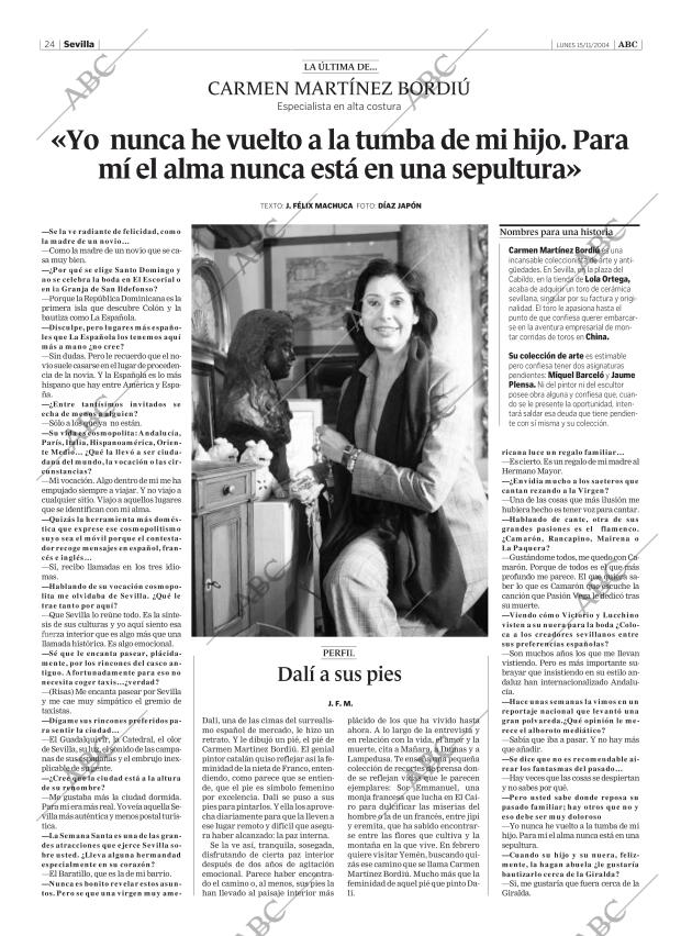 ABC SEVILLA 15-11-2004 página 24