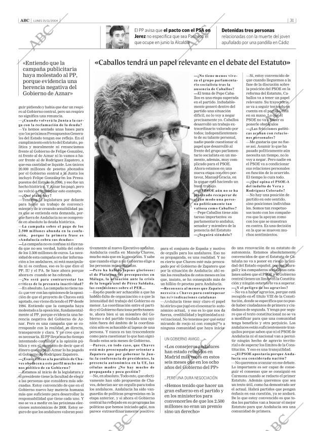 ABC SEVILLA 15-11-2004 página 31