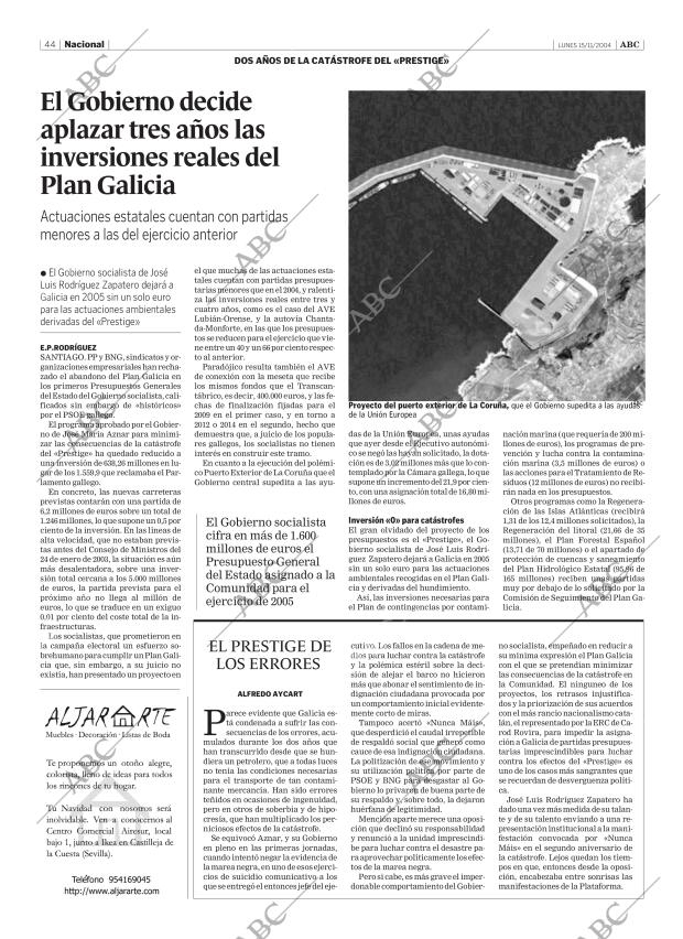 ABC SEVILLA 15-11-2004 página 44