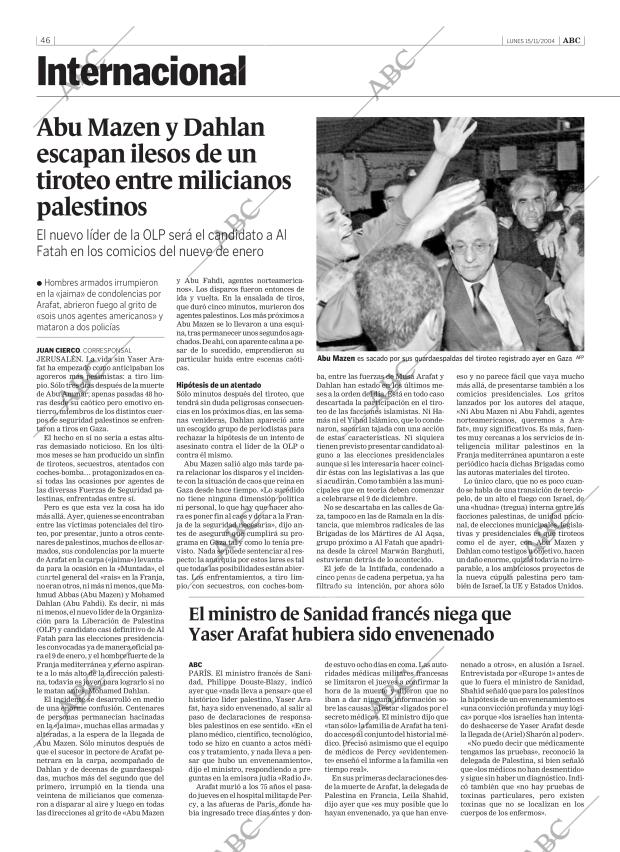 ABC SEVILLA 15-11-2004 página 46