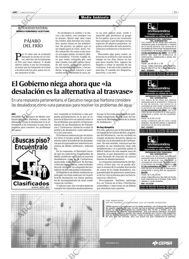 ABC SEVILLA 15-11-2004 página 59