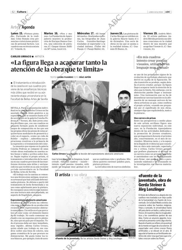 ABC SEVILLA 15-11-2004 página 62