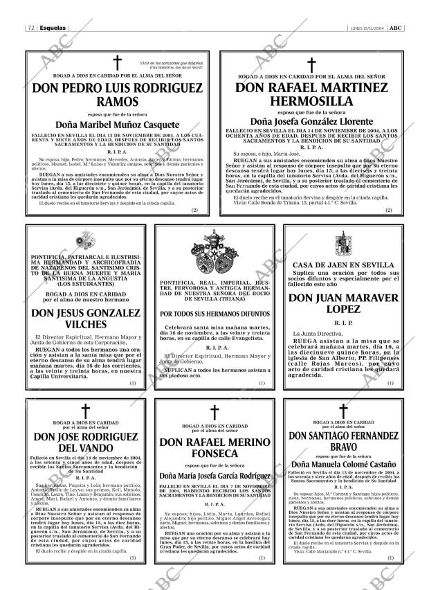 ABC SEVILLA 15-11-2004 página 72