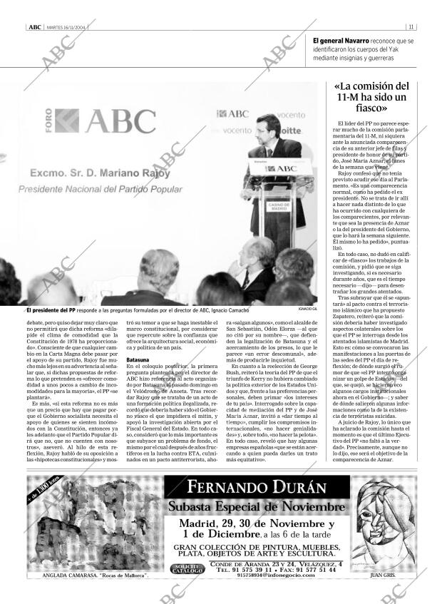 ABC MADRID 16-11-2004 página 11