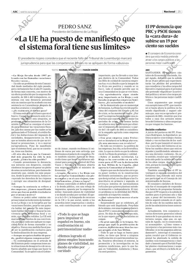 ABC MADRID 16-11-2004 página 25
