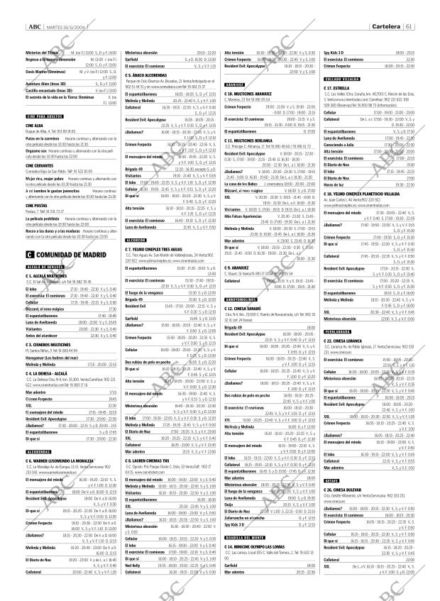 ABC MADRID 16-11-2004 página 61