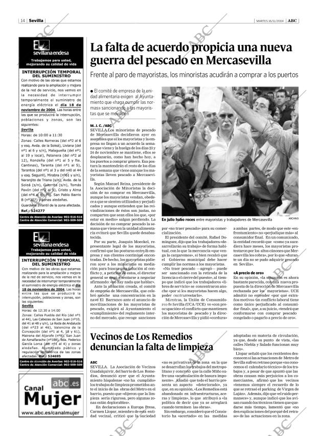 ABC SEVILLA 16-11-2004 página 14