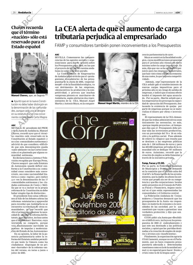 ABC SEVILLA 16-11-2004 página 28