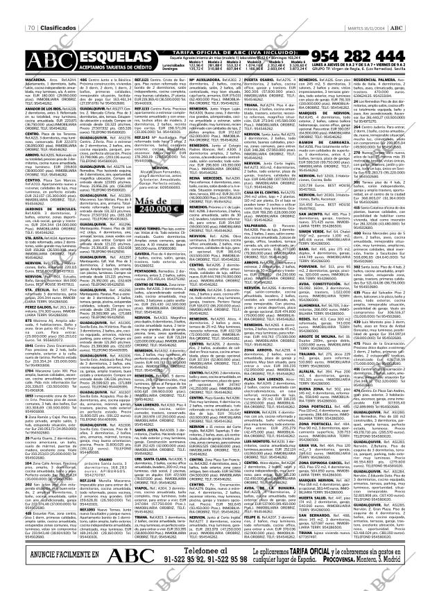 ABC SEVILLA 16-11-2004 página 70